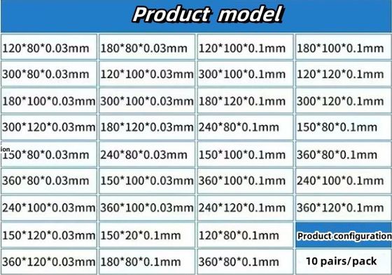 パーソナライズされたサポート OEM インダクティブ紙 産業用欠陥検出フィルムアーカイブバッグ